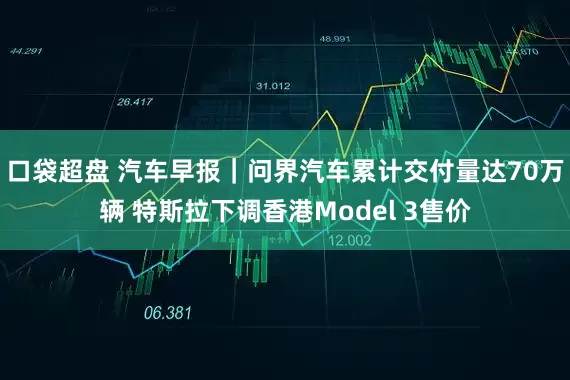 口袋超盘 汽车早报｜问界汽车累计交付量达70万辆 特斯拉下调香港Model 3售价